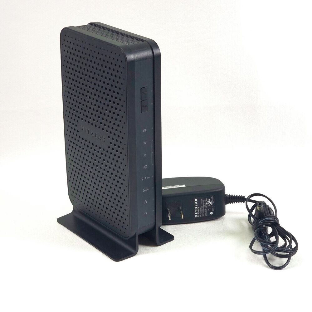 Netgear N600 C3700 DOCSIS 3.0 WiFi Cable Modem Router FULLY TESTED &‎ FUNCTIONAL